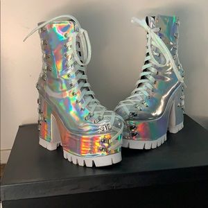 Club Exx lucid dreams corset boots